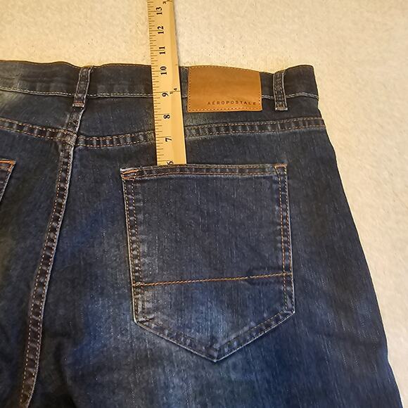 Aeropostale Super Skinny Men's size 40 X 30 Denim Jeans Stretch 5 pocket - Picture 12 of 13